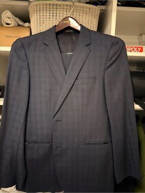 Men's Navy Blue Suit